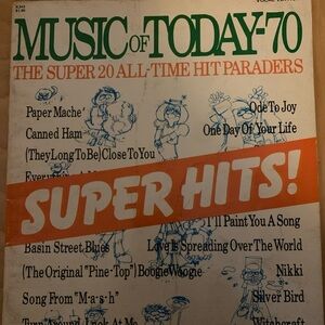 John Brimhall's Music Of Today 70 Super Hits Sheet Music Vocal Edition